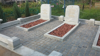 Гранитная брусчатка - идеальный вариант для обустройства могилы